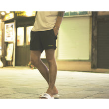 画像をギャラリービューアに読み込む, DOWBL/ ダブル/ Eccentric Kiss Logo Denim Shorts