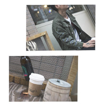 画像をギャラリービューアに読み込む, Individuality Logo Sleeve Denim JKT