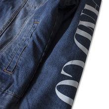 画像をギャラリービューアに読み込む, B.S Logo Sleeve Denim BoaJacket