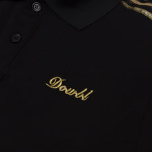 画像をギャラリービューアに読み込む, DOWBL/ ダブル/Glittering Line Logo Polo Shirt