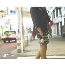 画像をギャラリービューアに読み込む, DOWBL/ ダブル/ Camo Rhombus Neon Logo Shorts